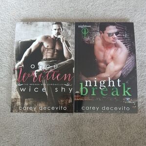 🤯2/$15 Carey Decevito 2 Romance Books